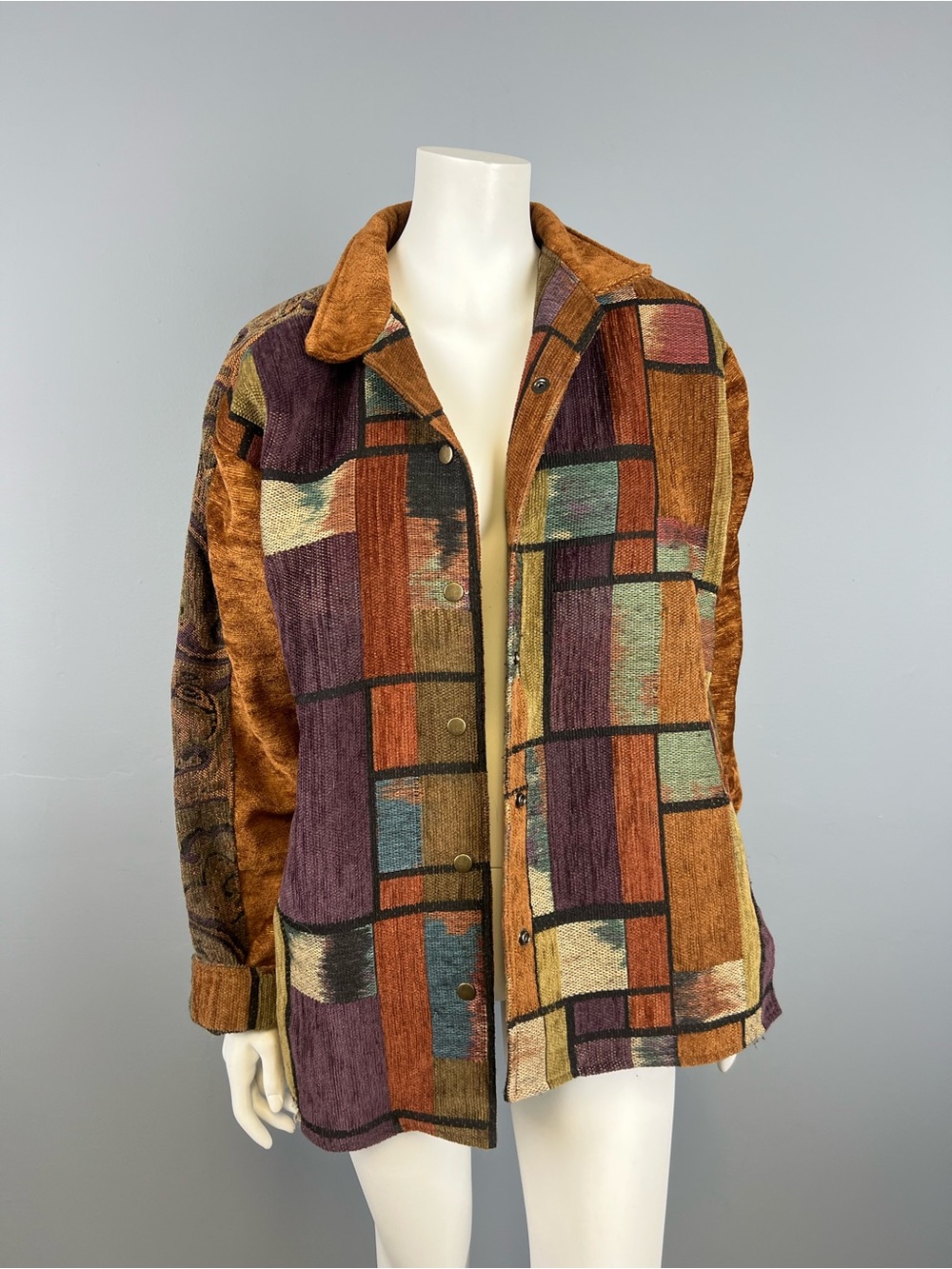 Vintage Villa Factory made in Canada Women's Jacket - Rustic Autumn Hues - Picture 9 of 10